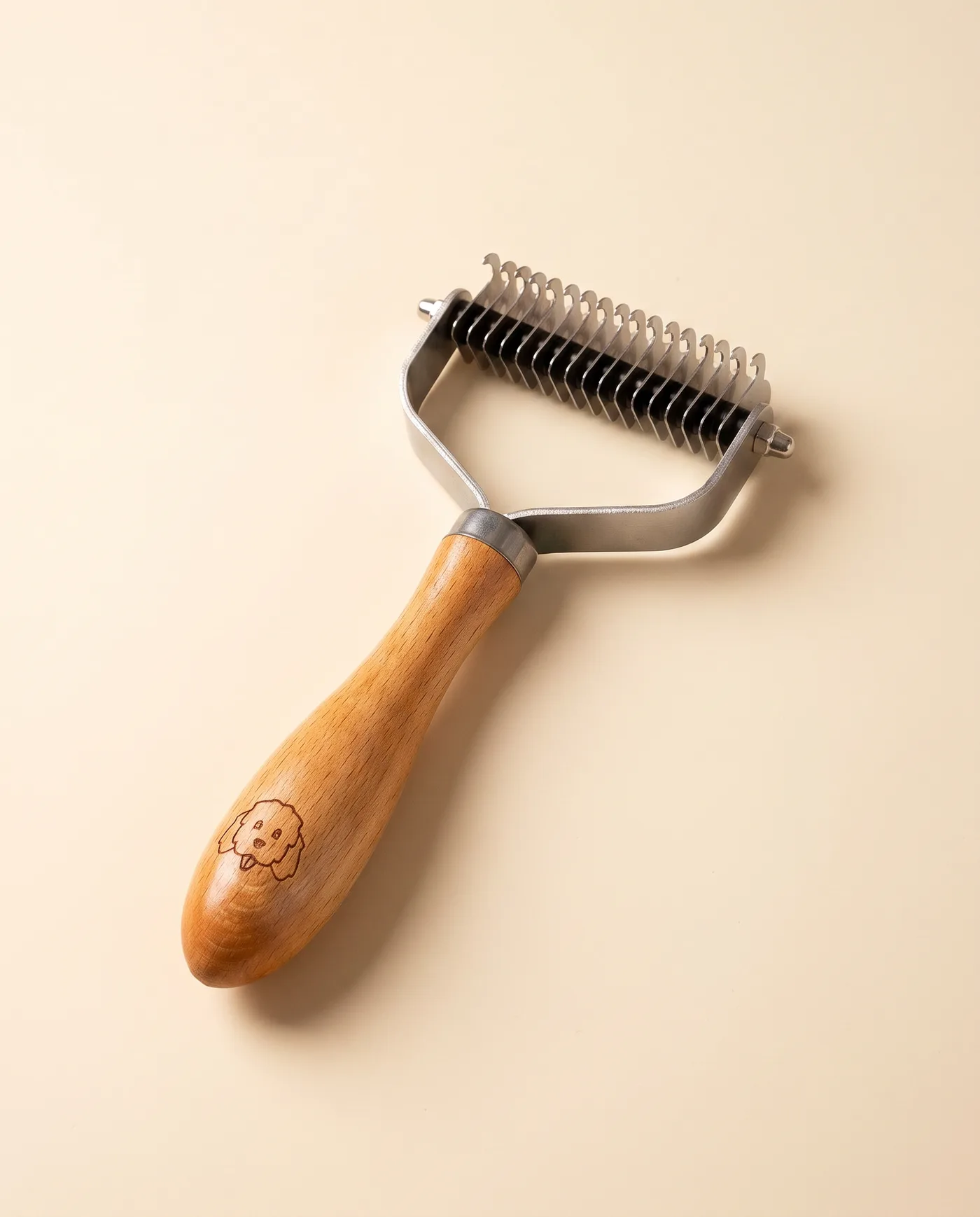 Peigne démêloir manche bois