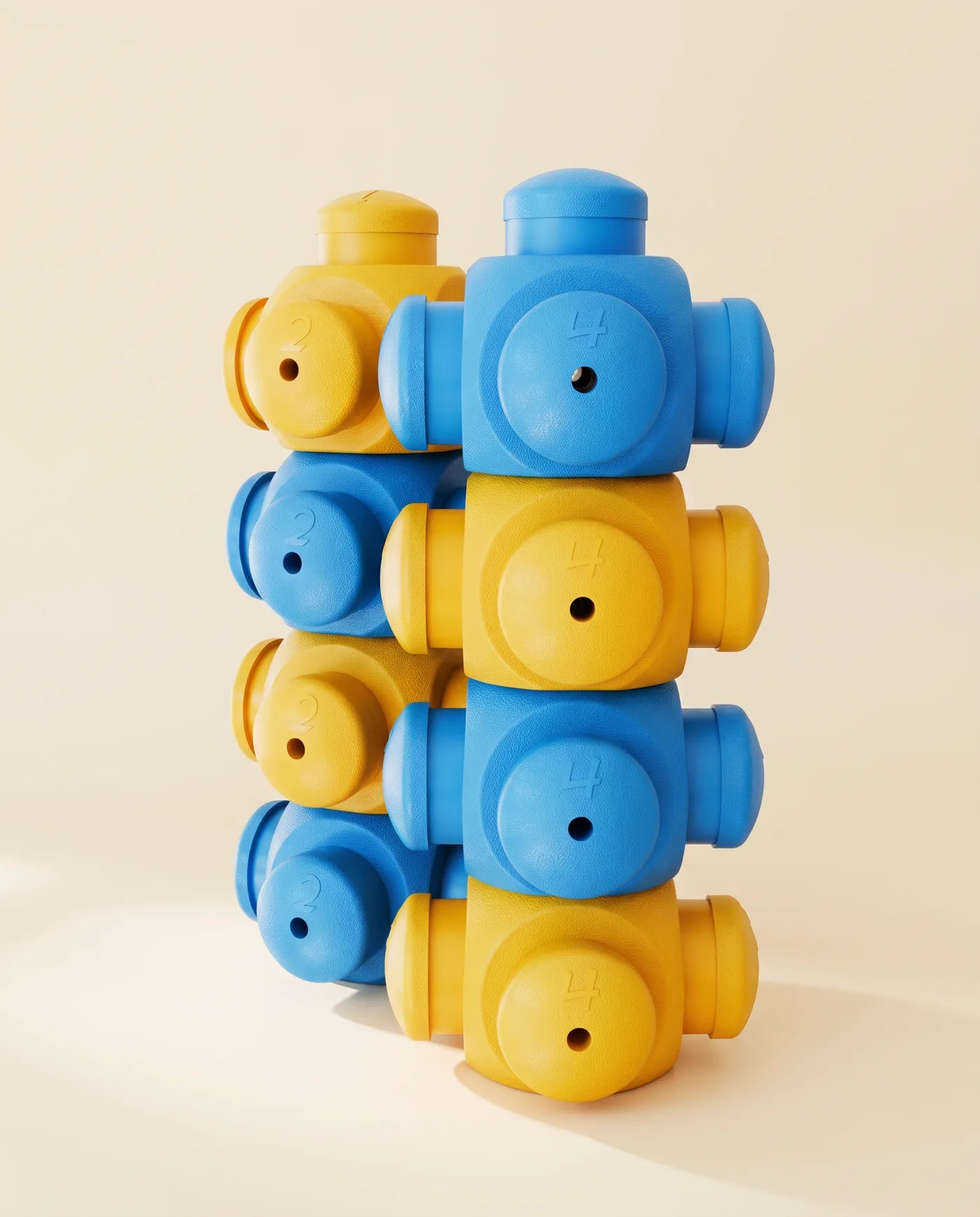 Puzzle stratège HoundGames, 8 blocs